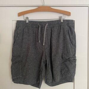 Lucky Brand Gray Cargo Shorts with Relaxed Fit